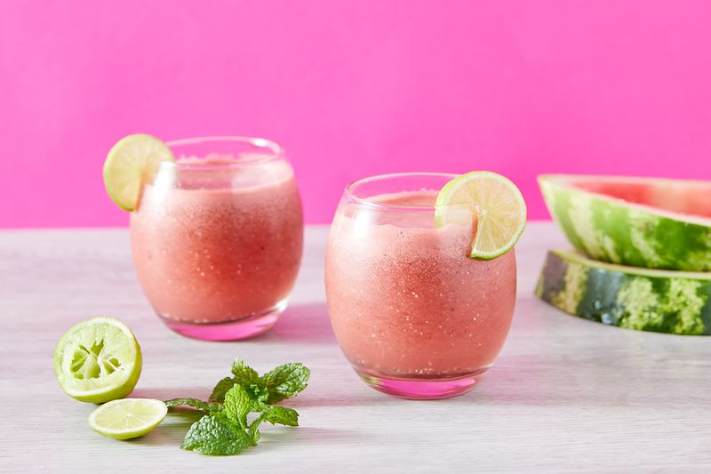 Watermelon mint cooler refreshing drink